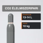 Co2 Élelmiszeripari gázpalack 10 kg közeli termékfotó