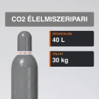 Co2 Élelmiszeripari gázpalack 30 kg közeli termékfotó