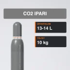Co2 Ipari gázpalack 10 kg közeli termékfotó