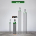 Argon gázpalack-család, kiemelve a 4,3 m³ kiszerelés