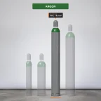 Argon gázpalack-család, kiemelve a 6,4 m³ kiszerelés