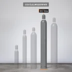 Co2 Élelmiszeripari gázpalack-család, kiemelve a 30 kg kiszerelés
