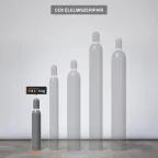 Co2 Élelmiszeripari gázpalack-család, kiemelve a 5 kg kiszerelés