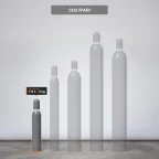 Co2 Ipari gázpalack-család, kiemelve a 5 kg kiszerelés